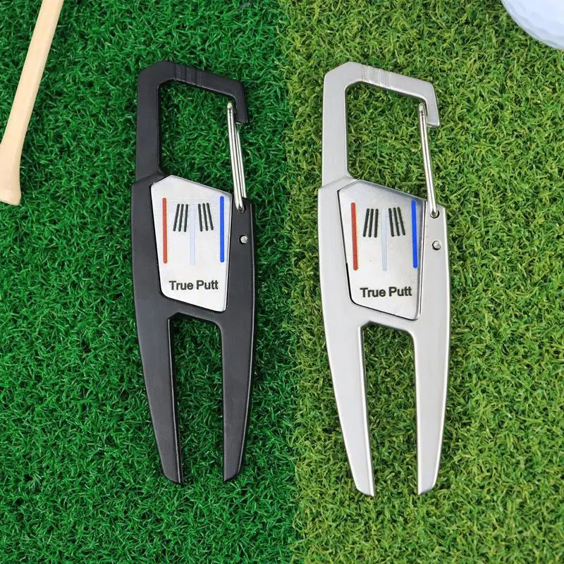 Relève-Pitch de Golf Pliable avec Mousqueton – Réparez Vos Greens Facilement !