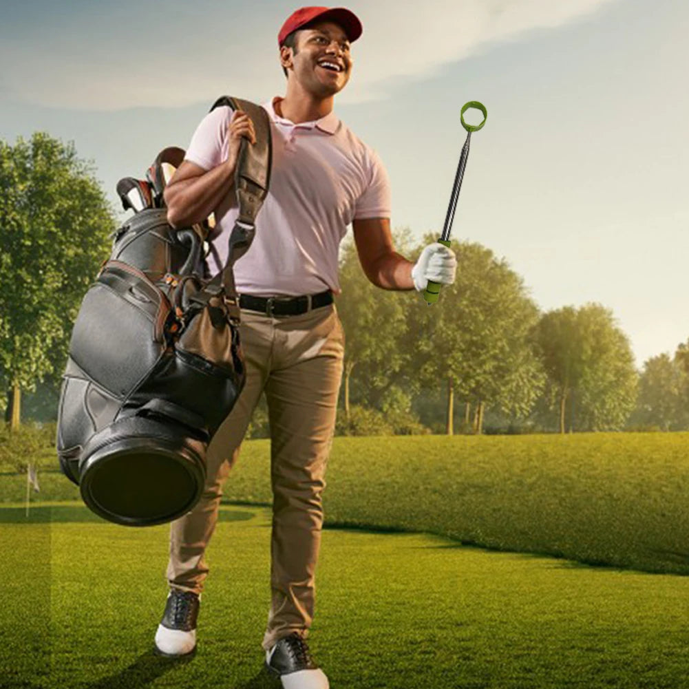 Récupérateur de Balles de Golf Télescopique – Acier Inoxydable avec Poignée