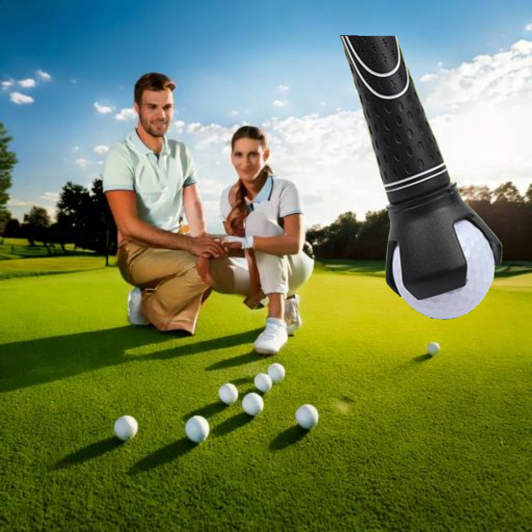 Ramasse-Balles de Golf – Pince en Caoutchouc et Alliage de Zinc