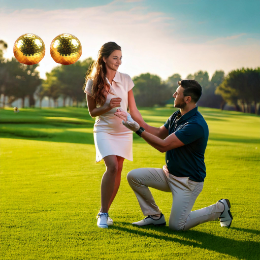 Gold Color Golf Ball – Elegance and Luxury on the Green