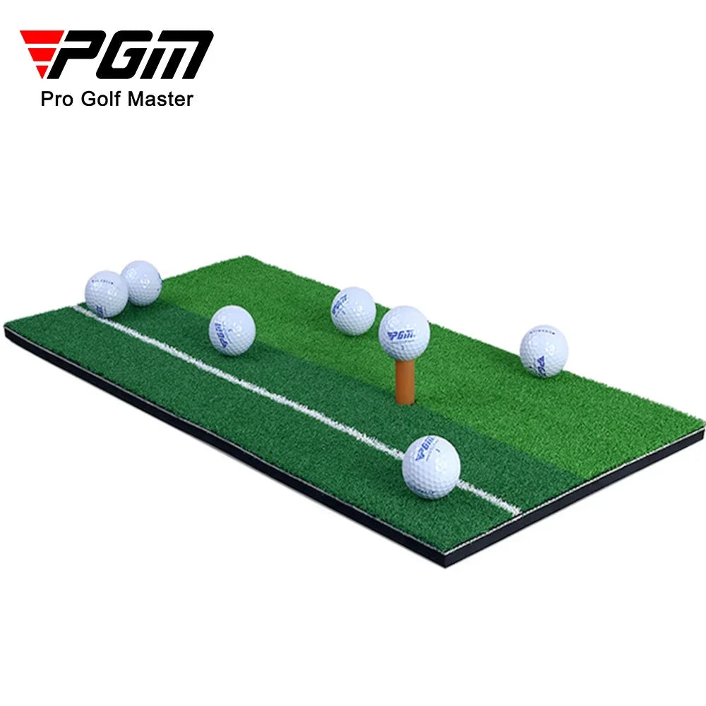 PGM Golf Putting Mat with Tee Holder – Realistic Grass for Indoor and Outdoor Practice