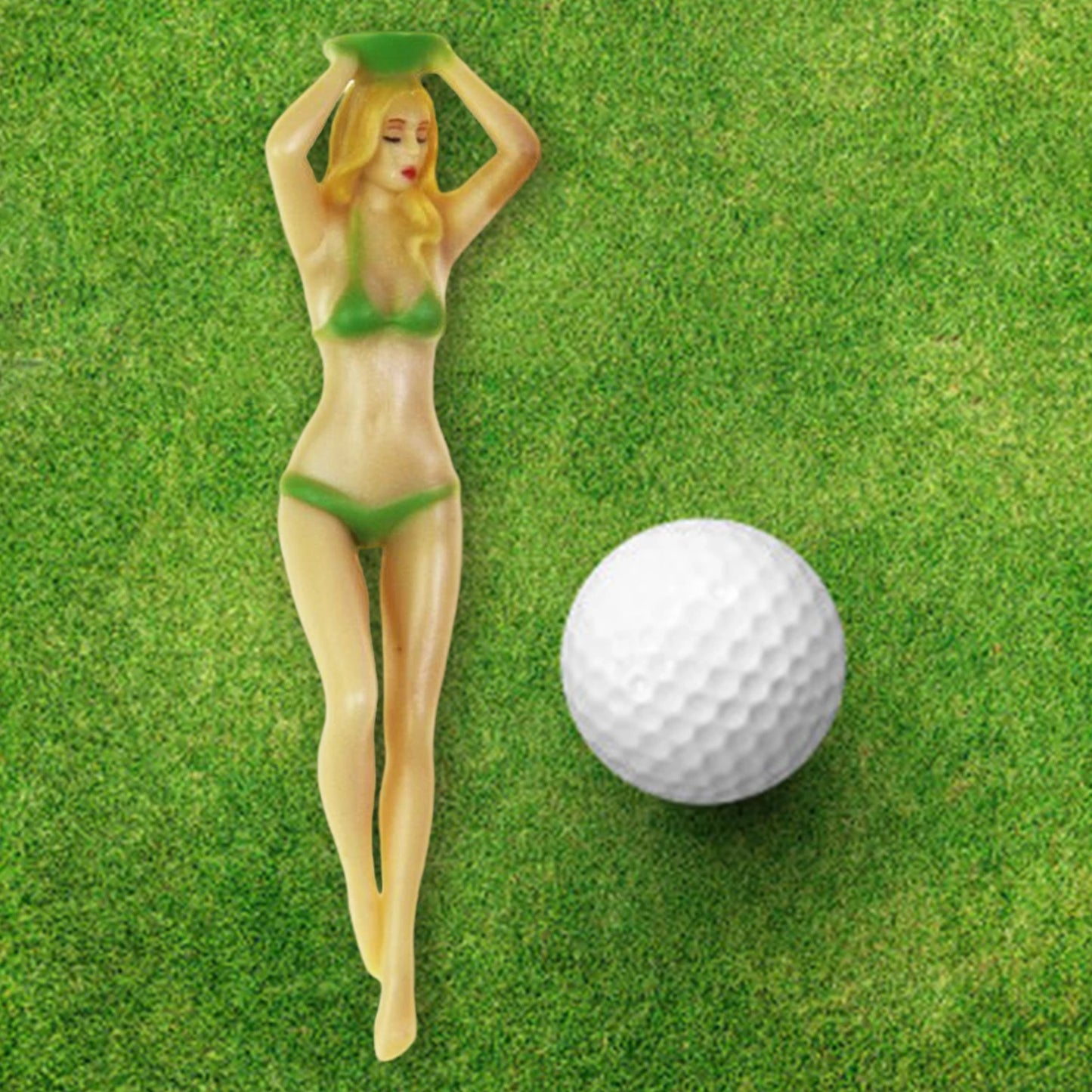 Lot de 5 Tees de Golf Humour – Lady Bikini Girl