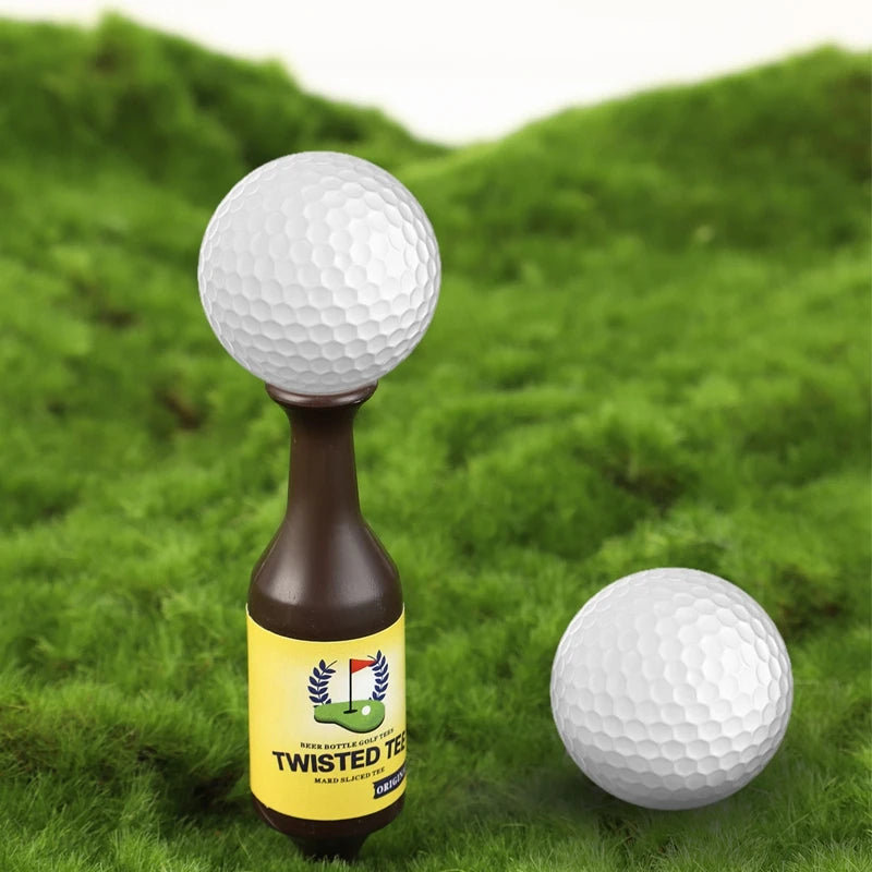 6 lots de Tees de Golf – Bouteilles de Bière, Cadeau Original et Écoresponsable