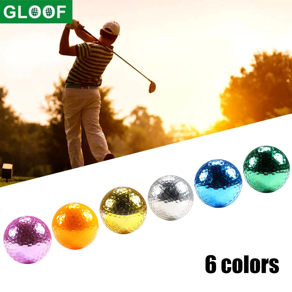 High Visibility Metallic Golf Ball – Elegance and Performance