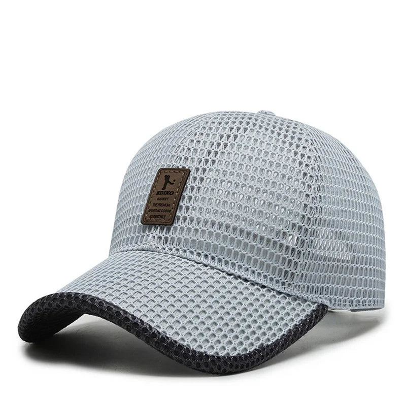 Casquette de Golf en Maille Respirante – Style Unisexe et Confort Estival