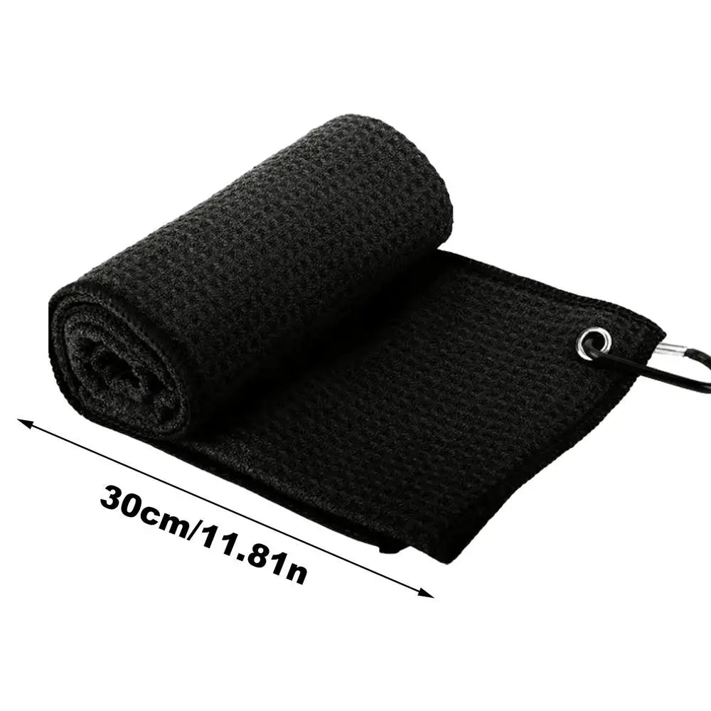 Serviette Carrée en Microfibre avec Mousqueton pour balles