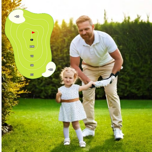 Indoor and Outdoor Golf Play Set – Fun Golf Mat for Kids and Parents