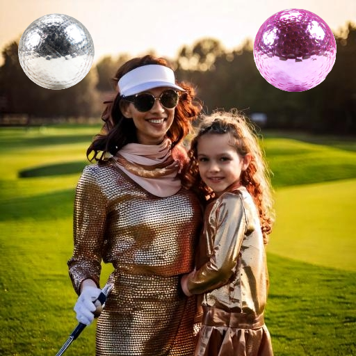 High Visibility Metallic Golf Ball – Elegance and Performance