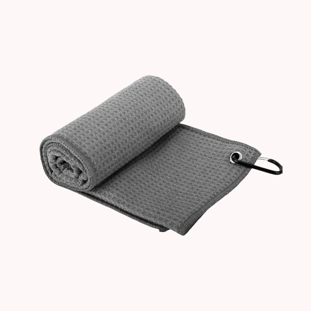 Serviette Carrée en Microfibre avec Mousqueton pour balles