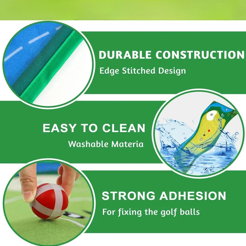 Indoor and Outdoor Golf Play Set – Fun Golf Mat for Kids and Parents